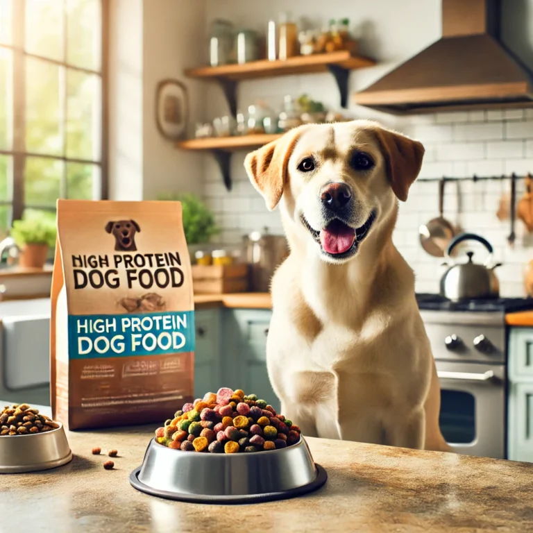 high protein dog food