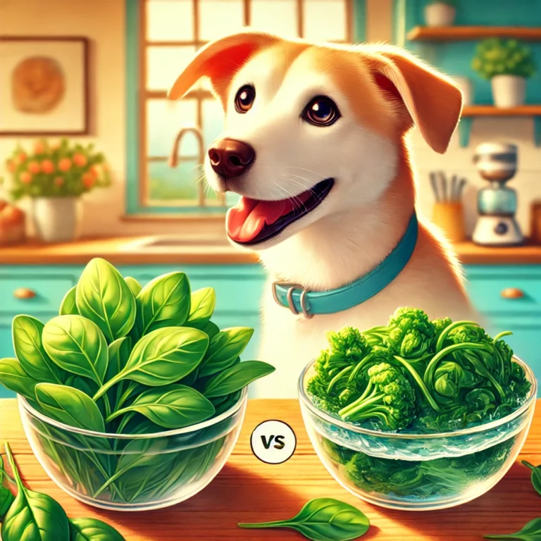 can dogs eat spinach