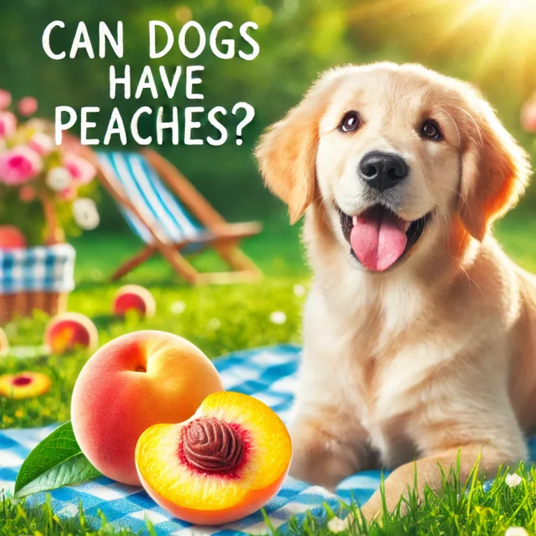 can dogs have peaches?